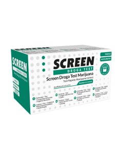 DROGA TEST CHE RILEVA UNA SOSTANZA MARIJUANA THC SCREEN DROGA TEST MARIJUANA