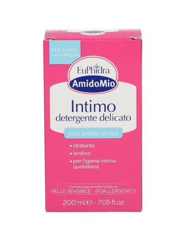 EUPHIDRA AMIDOMIO INTIMO DETERGENTE DELICATO AMIDO DI RISO NUTRIENTE E LENITIVO 200 ML