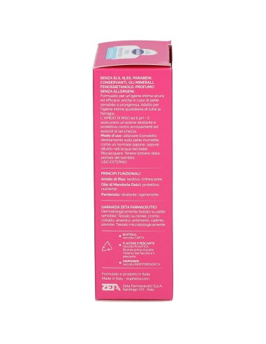 EUPHIDRA AMIDOMIO INTIMO DETERGENTE DELICATO AMIDO DI RISO NUTRIENTE E LENITIVO 200 ML