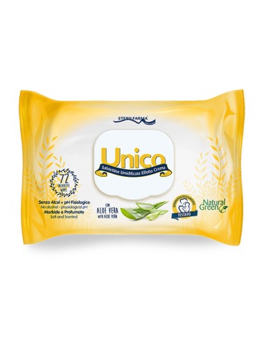 UNICO SALVIETTINE UMIDIFICATE EFFETTO CREMA POP UP 72 PEZZI