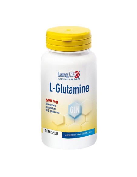 LONGLIFE L-GLUTAMINE 100 CAPSULE DI GELATINA DA 620 MG