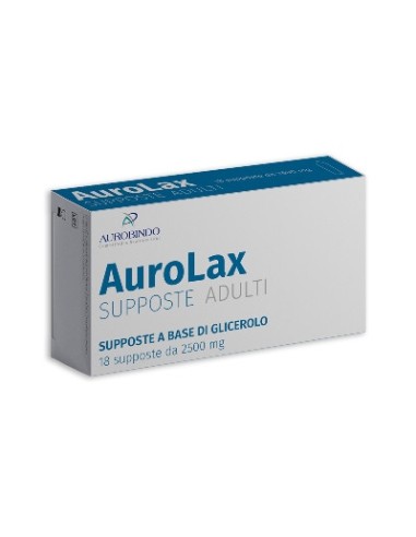SUPPOSTE AUROLAX GLICEROLO 2500 MG 18 SUPPOSTE
