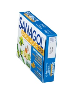 SANAGOL GOLA VOCE MIELE LIMONE 24 CARAMELLE 2