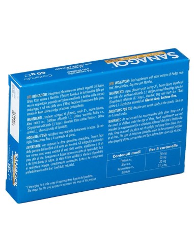 SANAGOL GOLA VOCE MIELE LIMONE 24 CARAMELLE