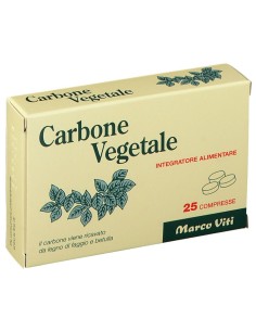 CARBONE VEGETALE 25 COMPRESSE
