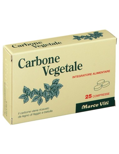 CARBONE VEGETALE 25 COMPRESSE