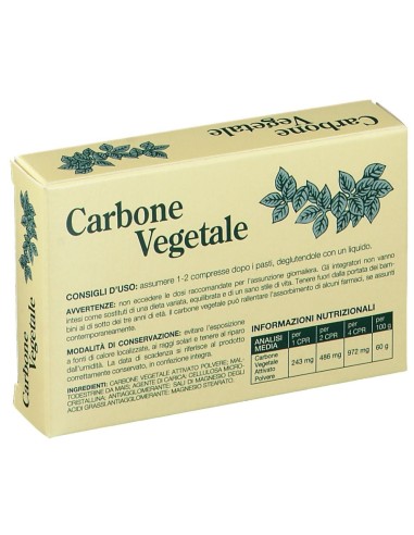CARBONE VEGETALE 25 COMPRESSE