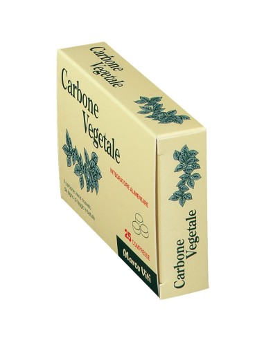 CARBONE VEGETALE 25 COMPRESSE