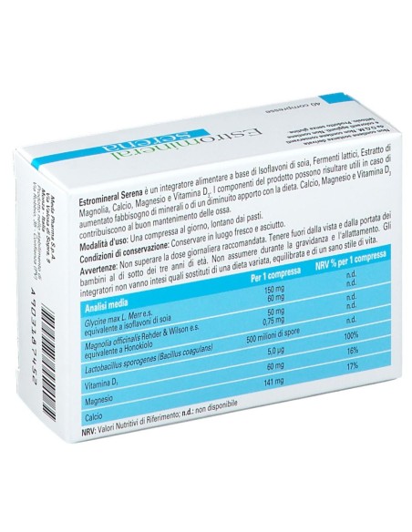 ESTROMINERAL SERENA 40 COMPRESSE