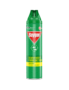 INSETTICIDA BAYGON SCARAFAGGI E FORMICHE PLUS SPRAY 400 ML