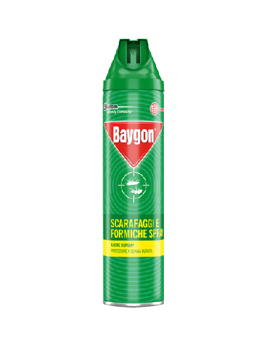 INSETTICIDA BAYGON SCARAFAGGI E FORMICHE PLUS SPRAY 400 ML