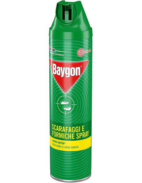 INSETTICIDA BAYGON SCARAFAGGI E FORMICHE PLUS SPRAY 400 ML