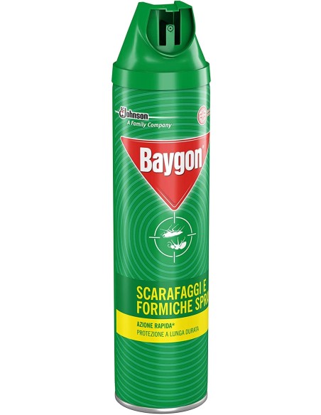 INSETTICIDA BAYGON SCARAFAGGI E FORMICHE PLUS SPRAY 400 ML
