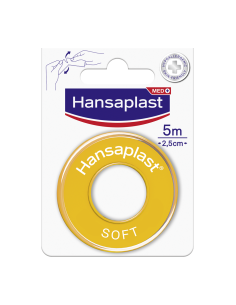 CEROTTO MEDICATO IN ROCCHETTO HANSAPLAST SOFT 2,5X500 CM 1 PEZZO