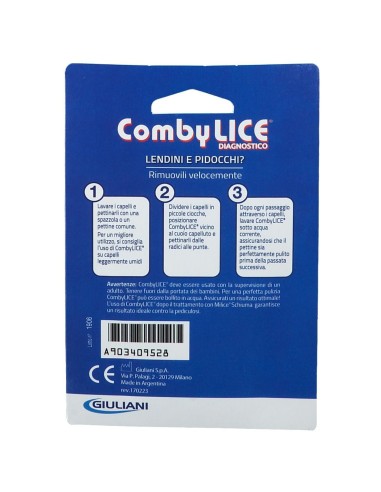PETTININO PER LA RIMOZIONE DELLE LENDINI COMBYLICE