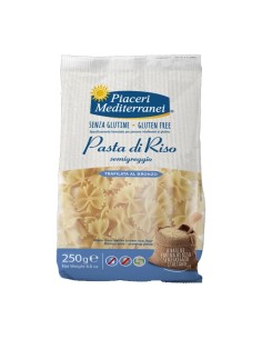 PIACERI MEDITERRANEI PASTA RISO FARFALLE 250 G