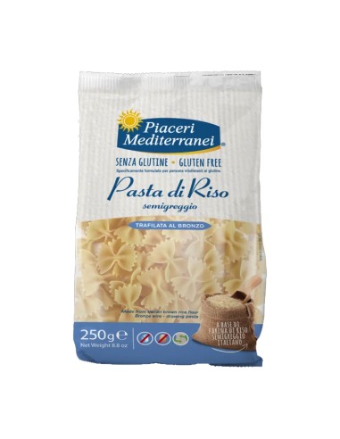 PIACERI MEDITERRANEI PASTA RISO FARFALLE 250 G