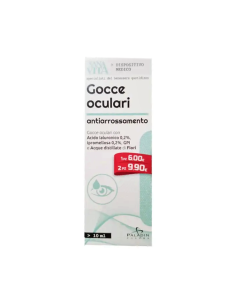 GOCCE OCULARI ANTIARROSSAMENTO SANAVITA 10 ML