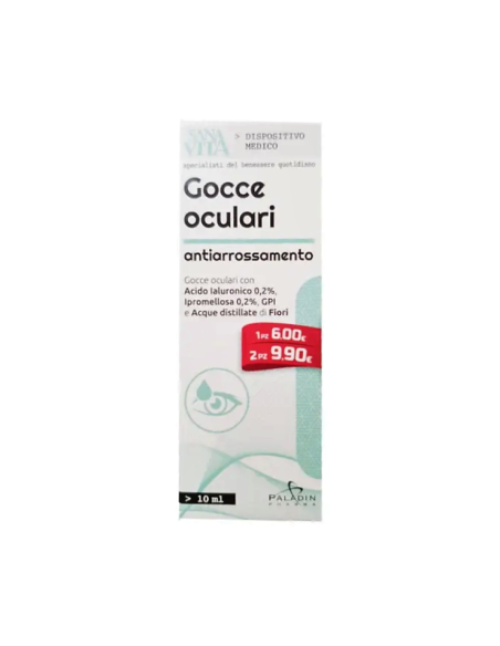GOCCE OCULARI ANTIARROSSAMENTO SANAVITA 10 ML