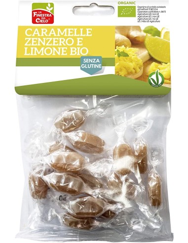 CARAMELLE ZENZERO E LIMONE BIO 50 G