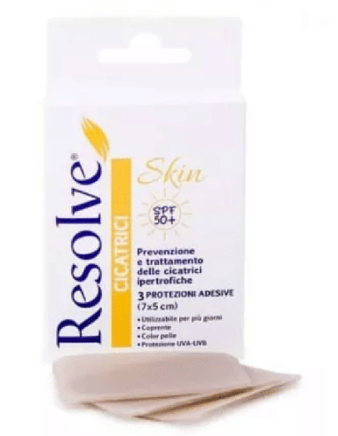 RESOLVE CICATRICI SKIN SPF 50+ 3 PROTEZIONI DA 7X5 CM