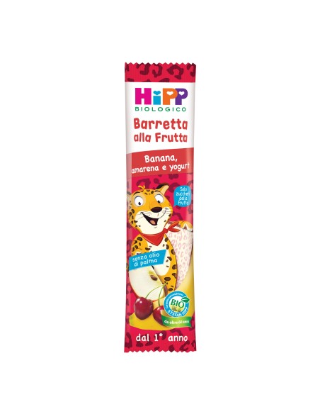 HIPP BARRETTA ALLA FRUTTA BANANA/AMARENA/YOGURT 23 G