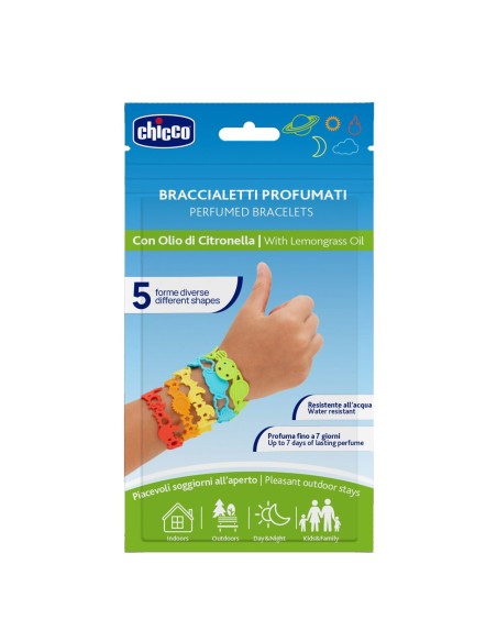 Chicco Braccialetti Profumati in Silicone 5 Pezzi