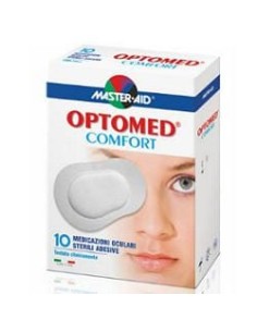 GARZA OCULARE MEDICATA MASTER-AID OPTOMED COMFORT 10 PEZZI