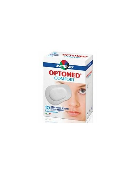 GARZA OCULARE MEDICATA MASTER-AID OPTOMED COMFORT 10 PEZZI