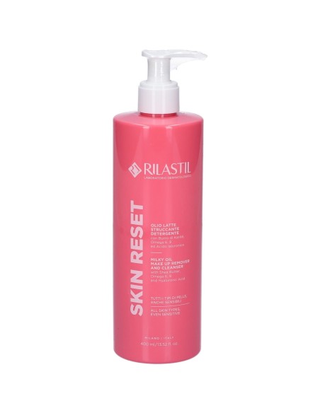 Rilastil Skin Reset Olio Latte Struccante Detergente 400 ml