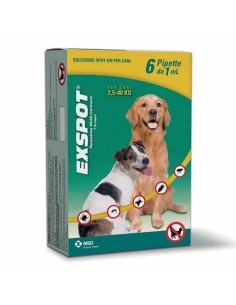 EXSPOT spot-on soluzione 6 tubetti 1 ml 715 mg/ml cani