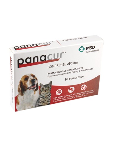 Panacur 10 Compresse 250 Mg Cani e Gatti