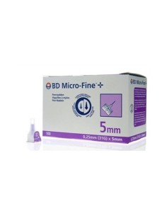 Becton Dickinson Micro-Fine+ Aghi per Penna da Insulina 31 G 5 mm 100 Pezzi