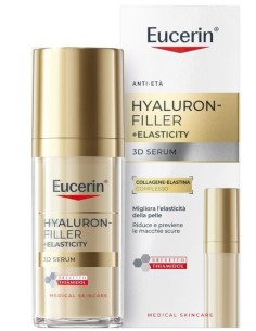 Eucerin Hyaluron Filler + Elasticity 3D Serum Siero Viso 30 ml