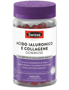 Swisse Acido Ialuronico e Collagene 40 Pastiglie Gommose