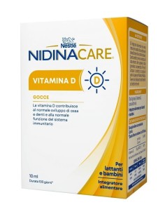Nestlé Nidinacare Vitamina D Gocce Integratore 10 ml