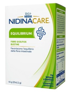 Nestlé Nidinacare Equilibrium Fibre GOS e FOS 20 Bustine da 2,2 g