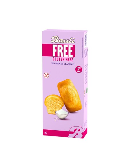 Bauli Free Plumcake Classico Senza Glutine 6 Pezzi da 35 g