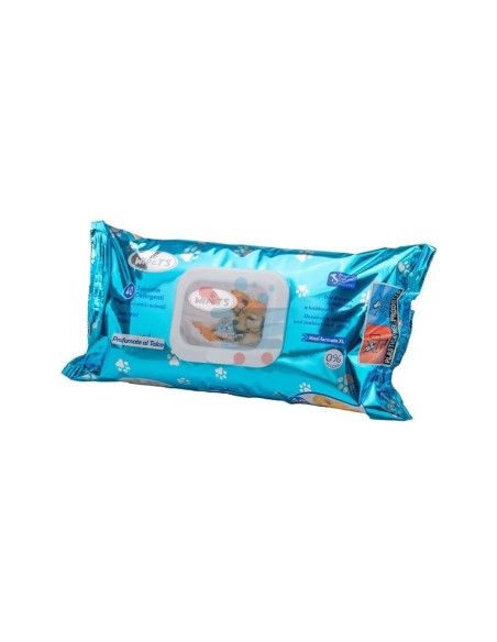 Idrofil Wipets Salviettine Detergenti per Animali al Talco 40 Pezzi