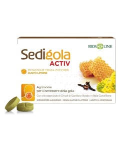Bios Line Sedigola Apix Activ Limone 20 Pastiglie da 1,5 g