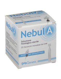 Max Farma Nebul Soluzione Fisiologica 25 Flaconcini Monodose da 2 ml