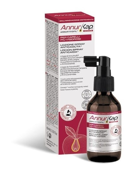 Annurkap Advanced Lozione Spray Coadiuvante Anticaduta 60 ml