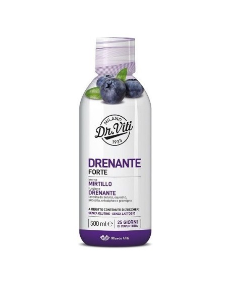 Dr. Viti Drenante Forte Mirtillo Senza Zuccheri 500 ml
