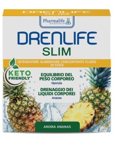 Drenlife Slim Ananas Garcinia e Fico d'India 30 Stick da 10 ml