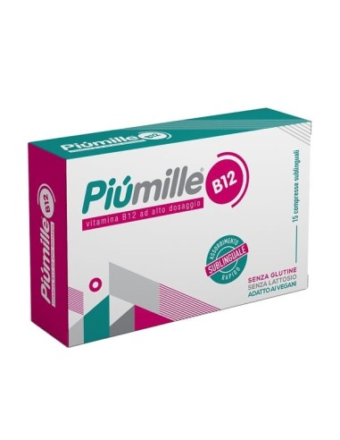 Spazio Ecosalute Piumille B12 15 Compresse Sublinguali