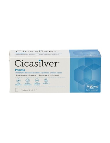 Sakura Cicasilver Pomata Lesioni Cutanee 50 ml
