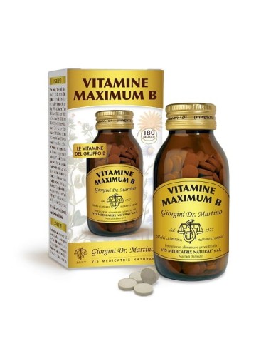 Dr. Giorgini Vitamine Maximum B 180 Pastiglie