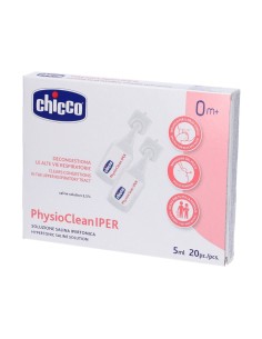 Chicco PhysioClean Iper Soluzione Salina Ipertonica 20 Flaconcini da 5 ml