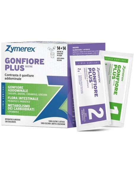 Zymerex Gonfiore Plus 14+14 Bustine da 2 g