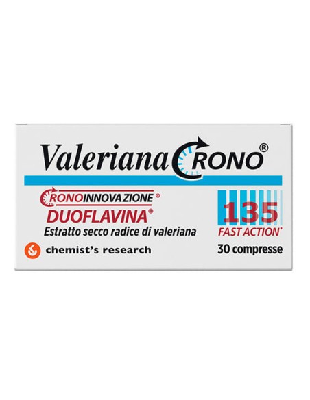 VALERIANA CRONO 135 CON DUOFLAVINA FAST ACTION 30 COMPRESSE